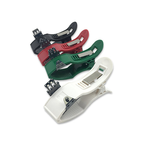 6018202 ECG / EKG Limb Clamp Electrodes - Paediatric (AHA) (White - Green - Red - Black)