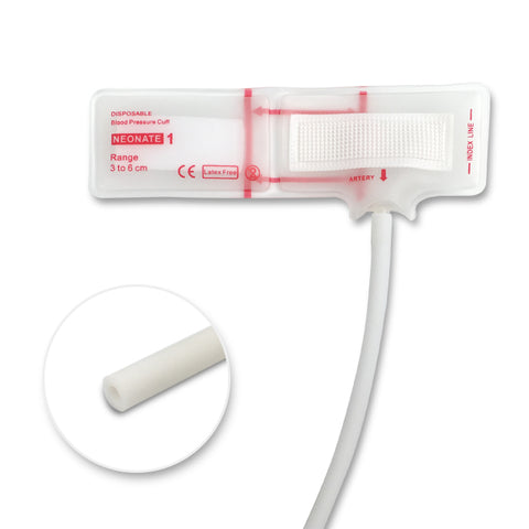 6013000 Disp. NIBP Cuff Sgl.-Tube (with Bladder) - Neonatal