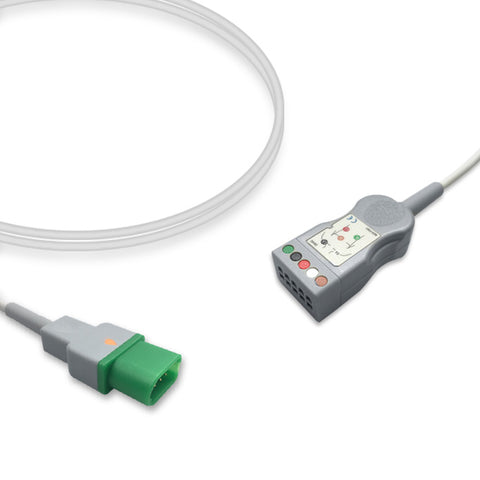 6016888 ECG Wires comp. w/ Mindray-Datascope - DT-Type - 5-leads (AHA)