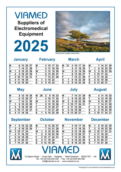 Viamed Medical Calendar 2025